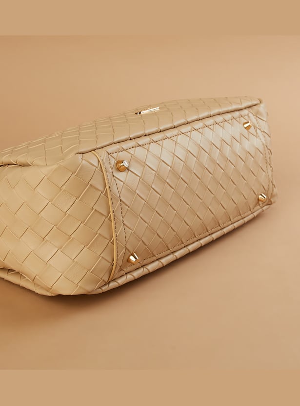 CODE Textured Shoulder Bag