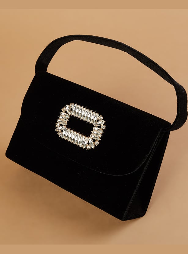 CODE Embellished Envelope Clutch