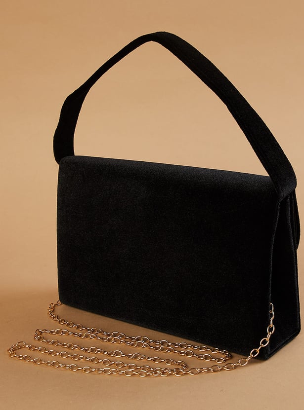 CODE Embellished Envelope Clutch