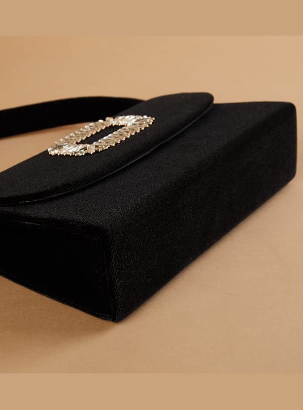 CODE Embellished Envelope Clutch