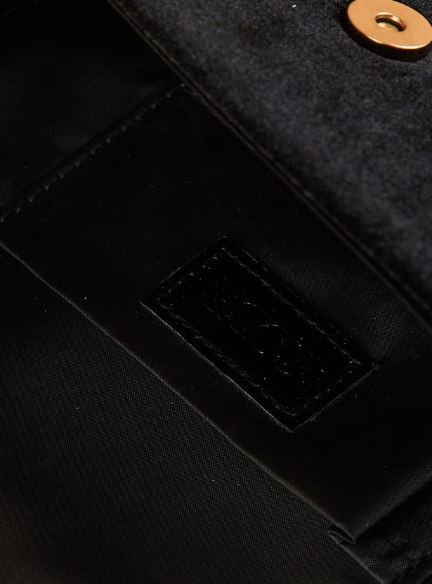 CODE Embellished Envelope Clutch