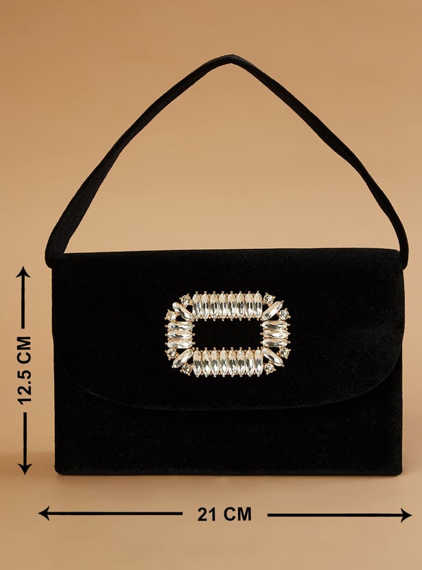 CODE Embellished Envelope Clutch