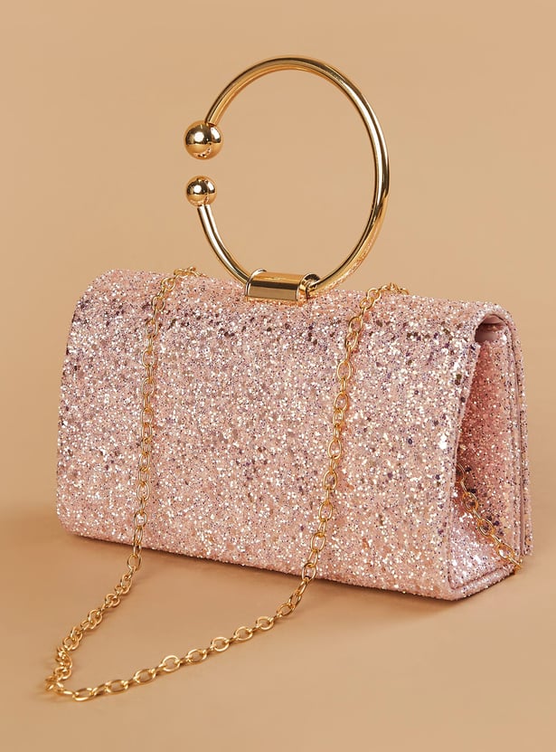 CODE Embellished Envelope Clutch