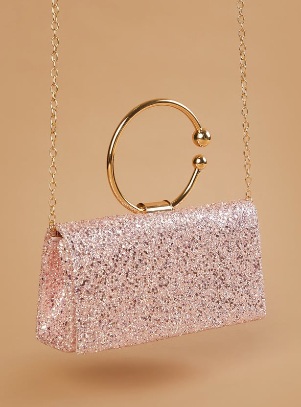 CODE Embellished Envelope Clutch