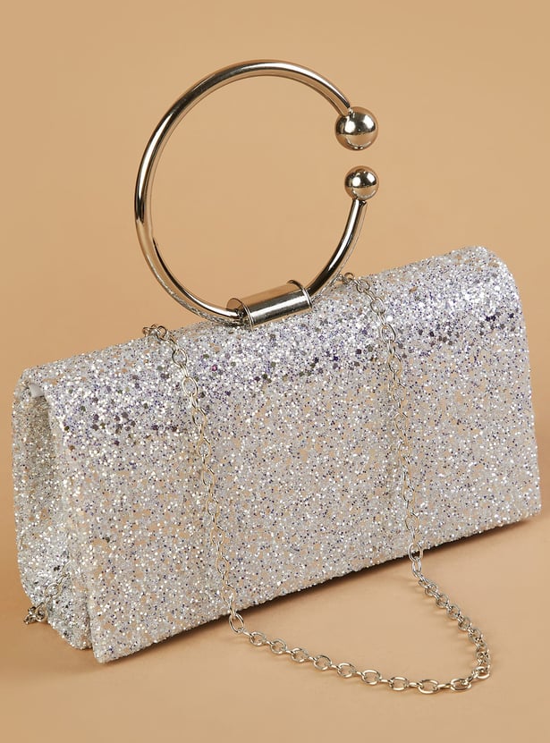 CODE Embellished Envelope Clutch