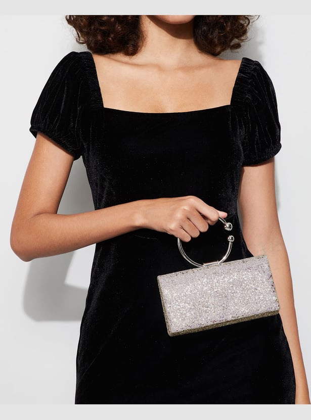 CODE Embellished Envelope Clutch