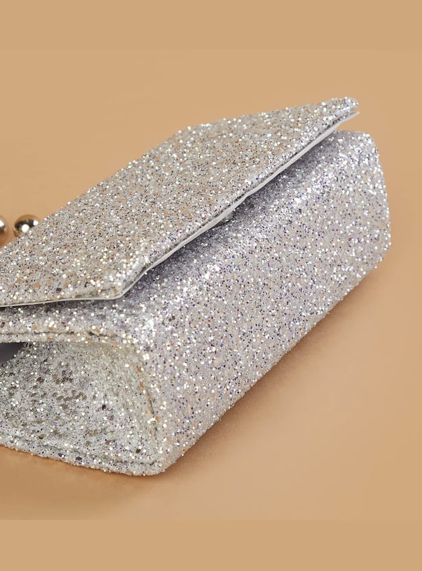 CODE Embellished Envelope Clutch