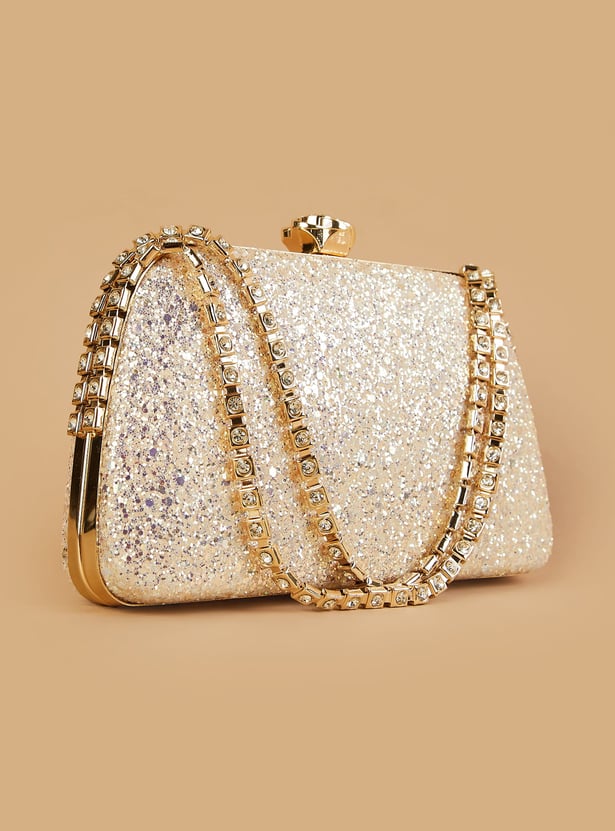 Buy CODE Embellished Box Clutch from CODE at just INR 1699.0