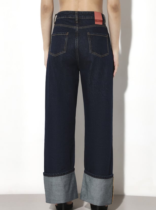 ONLY Darkwashed Straight Fit Jeans