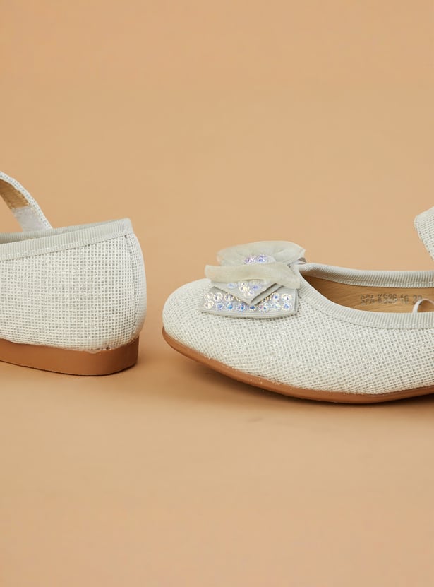 FAME FOREVER Embellished Ballerinas