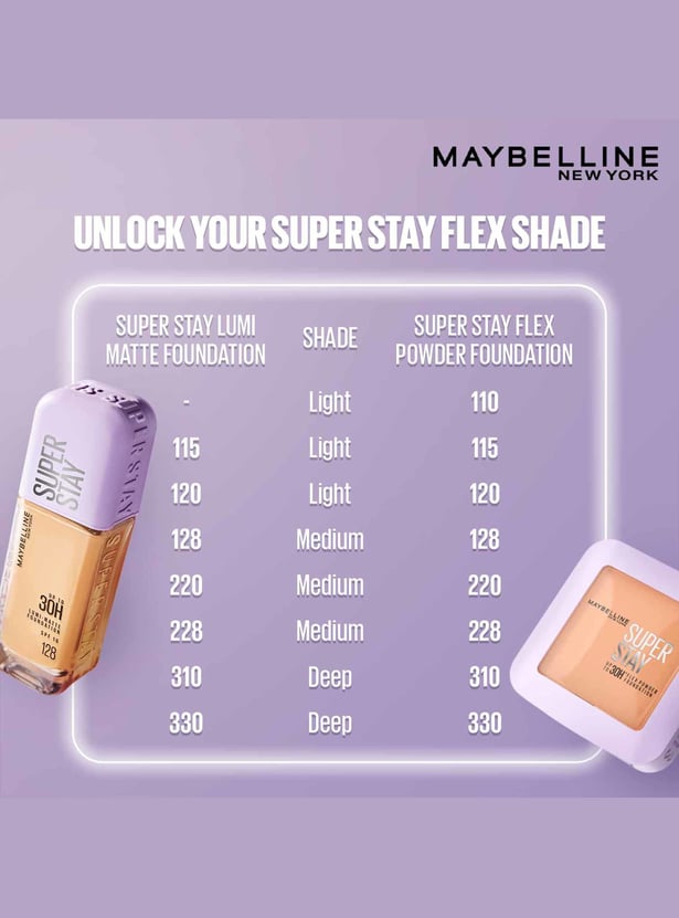 MAYBELLINE NEW YORK Super Stay Flex Powder Foundation - 228 - 9g