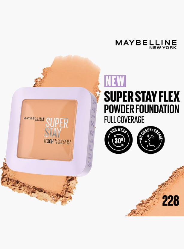 MAYBELLINE NEW YORK Super Stay Flex Powder Foundation - 228 - 9g