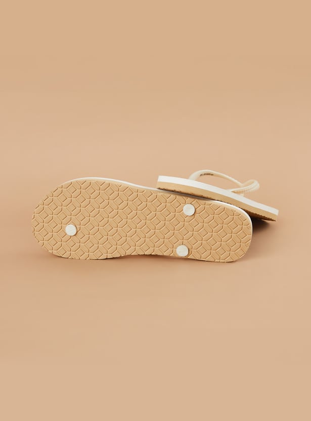 GINGER Floral Print Flip Flops