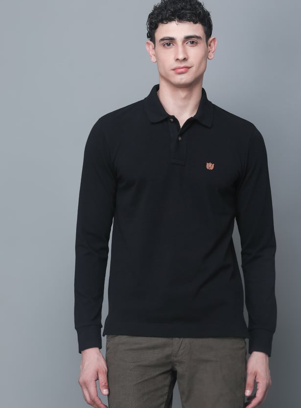 FAHRENHEIT Solid Polo T-shirt