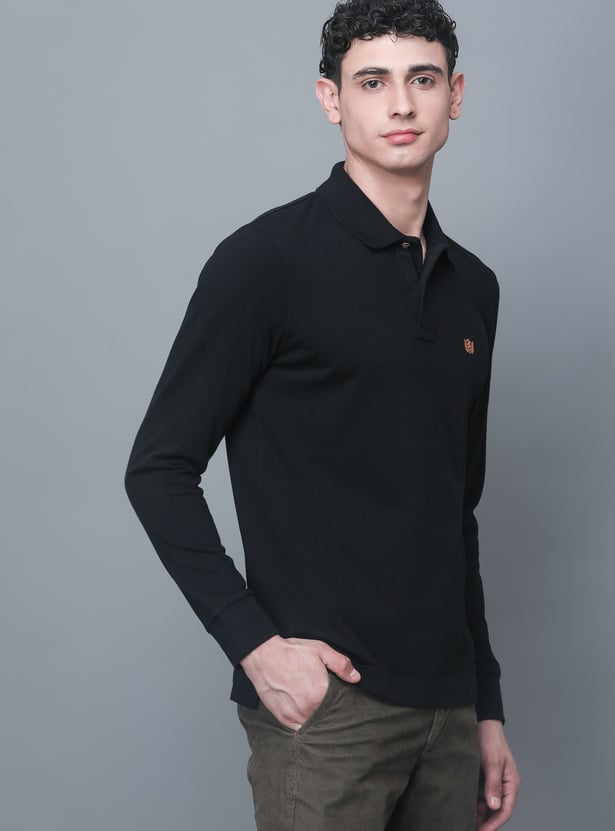 FAHRENHEIT Solid Polo T-shirt
