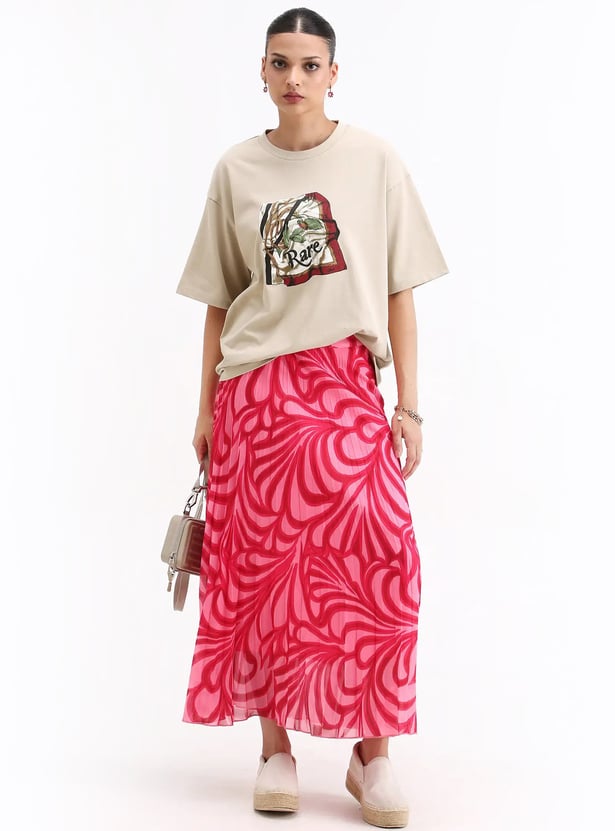 RAREISM Graphic Print Oversized T-shirt