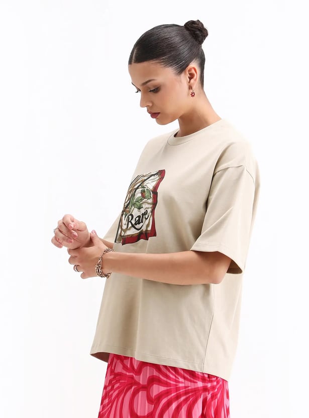 RAREISM Graphic Print Oversized T-shirt