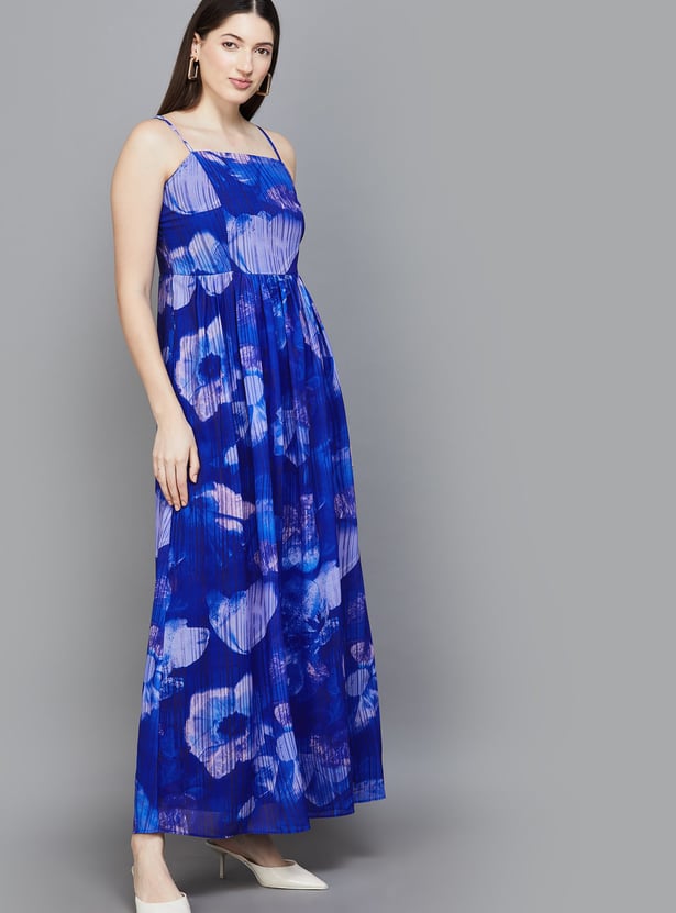 AND Floral Print A-line Maxi Dress