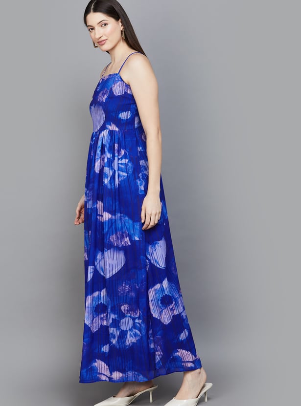 AND Floral Print A-line Maxi Dress