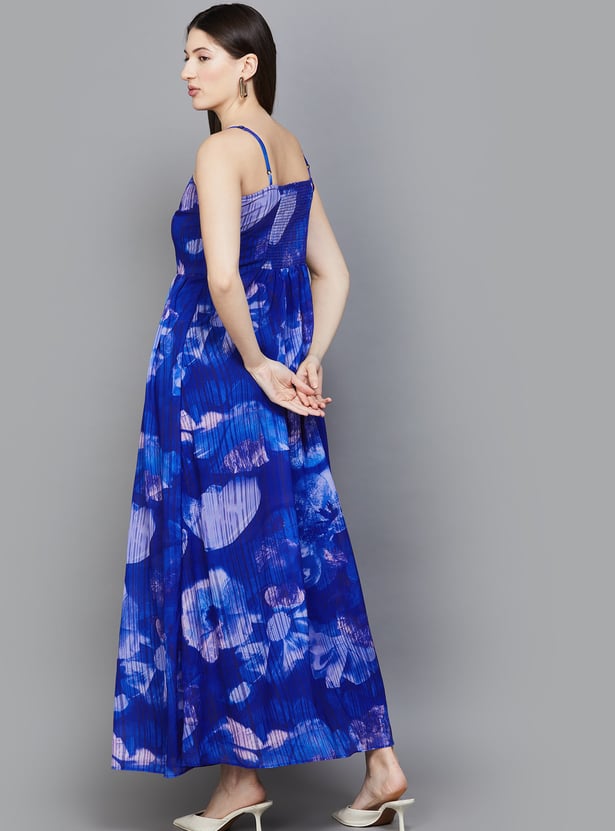 AND Floral Print A-line Maxi Dress