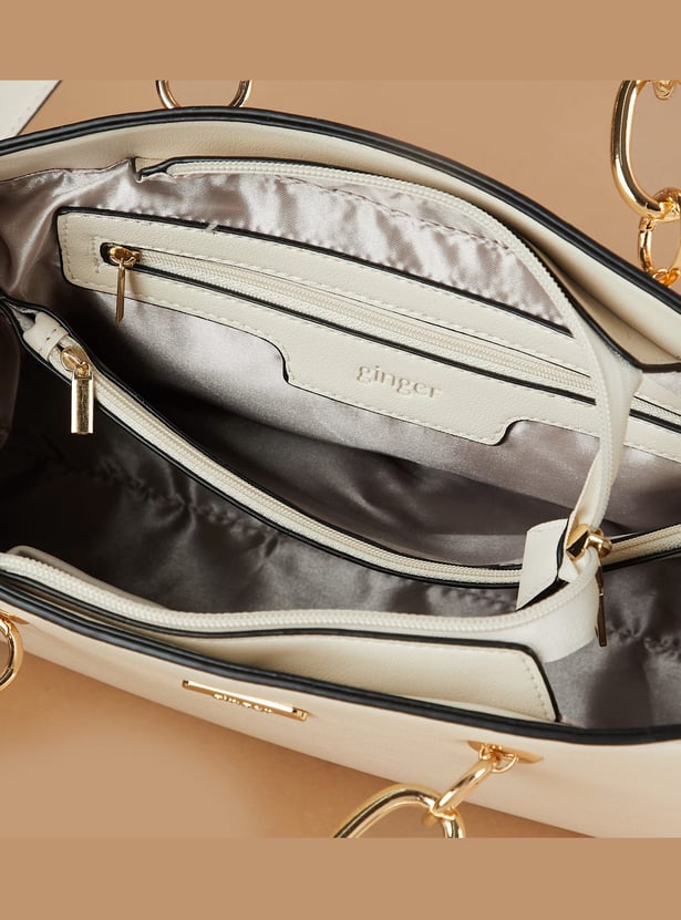 GINGER Solid Handheld Bag