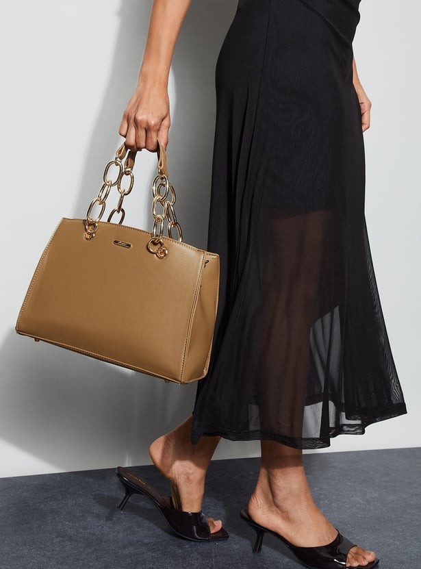GINGER Solid Handheld Bag
