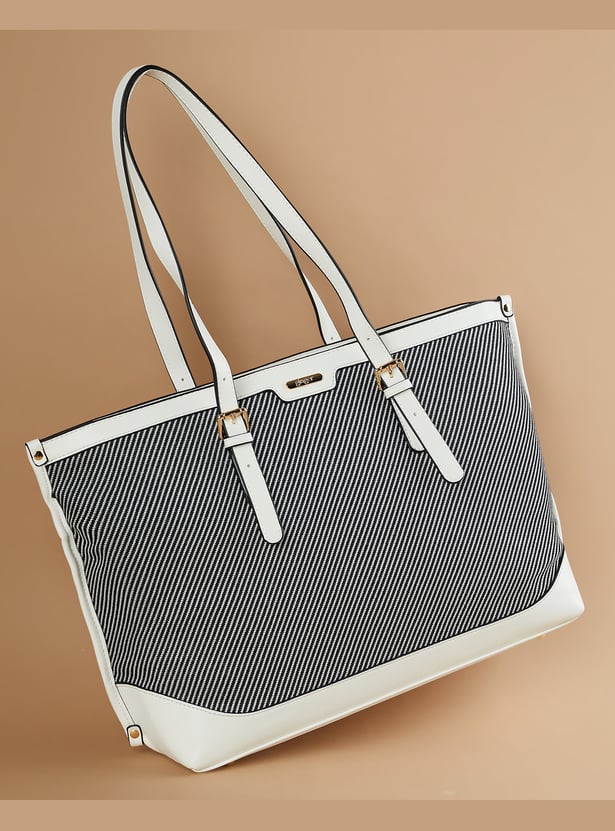 GINGER Striped Patterned Shoulder Bag