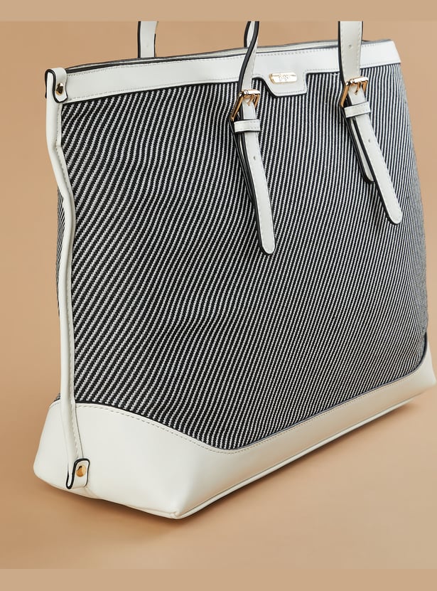 GINGER Striped Patterned Shoulder Bag