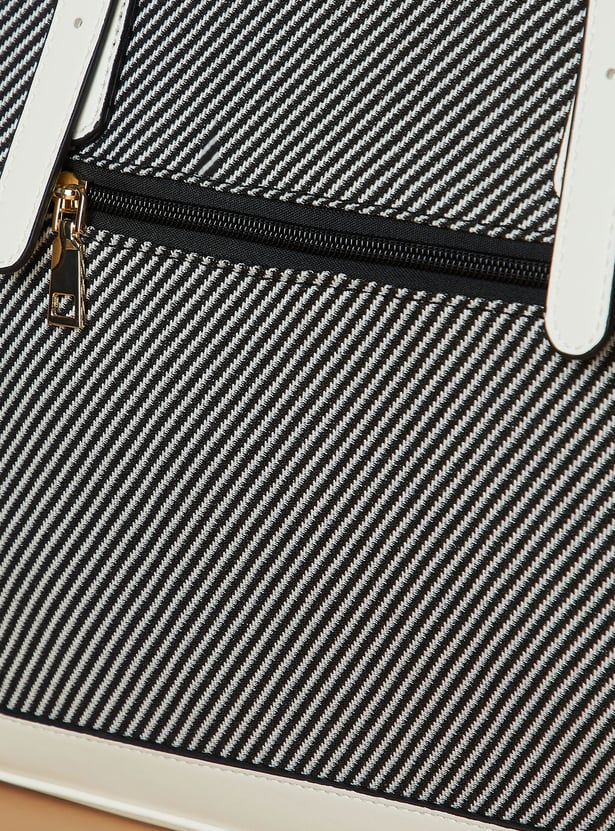 GINGER Striped Patterned Shoulder Bag