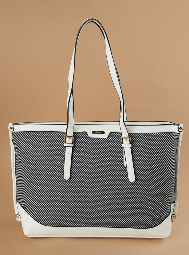 GINGER Striped Patterned Shoulder Bag