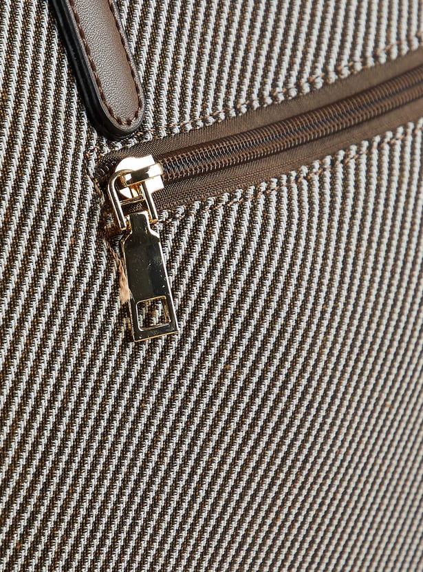 GINGER Striped Patterned Shoulder Bag