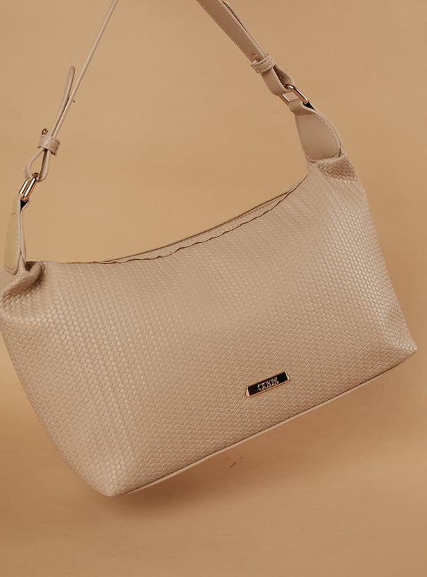 CODE Textured Shoulder Bag