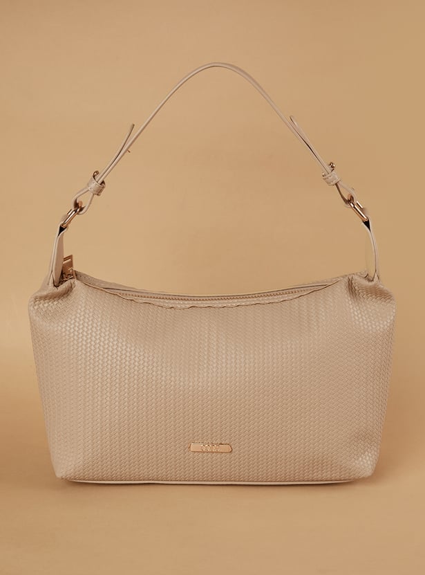 CODE Textured Shoulder Bag