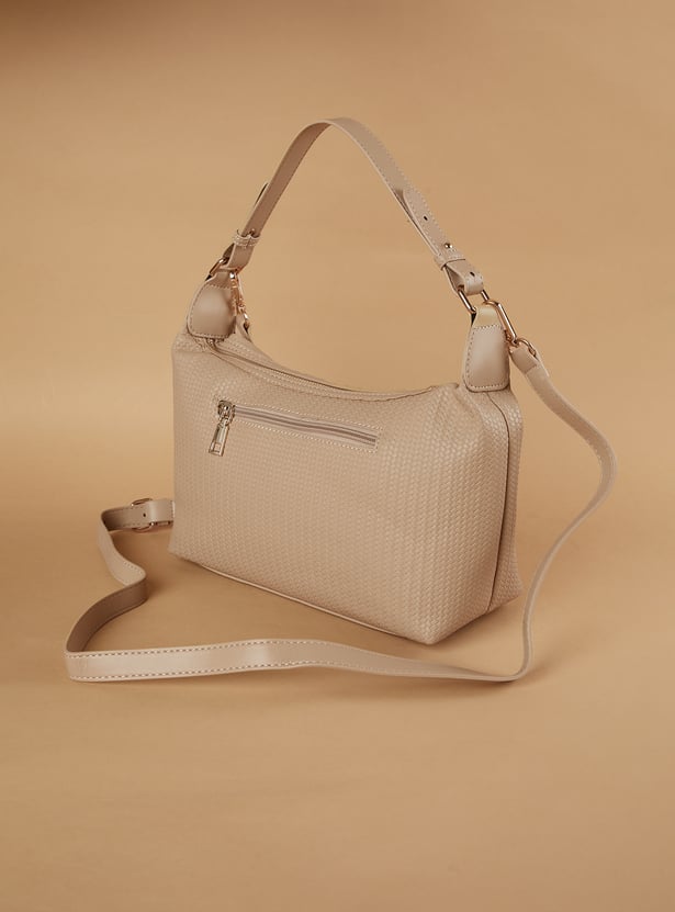 CODE Textured Shoulder Bag