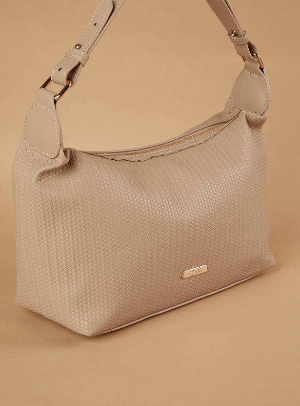 CODE Textured Shoulder Bag