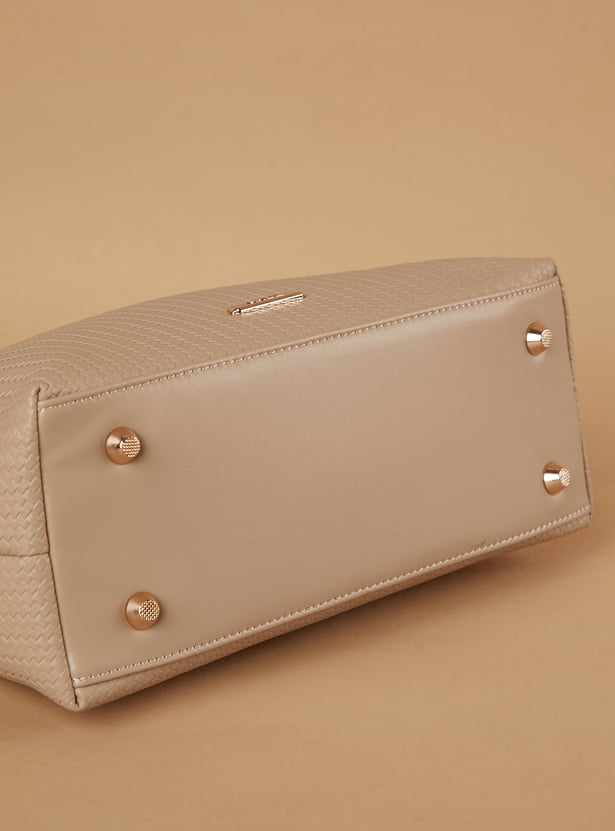CODE Textured Shoulder Bag