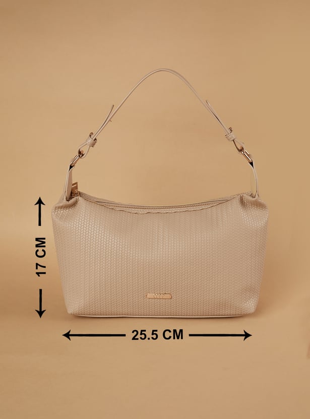 CODE Textured Shoulder Bag