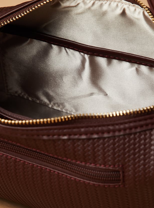 CODE Textured Shoulder Bag