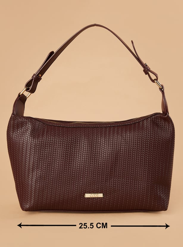 CODE Textured Shoulder Bag