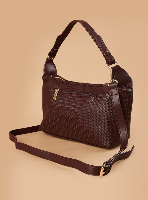 CODE Textured Shoulder Bag