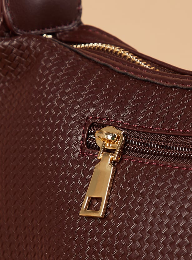 CODE Textured Shoulder Bag