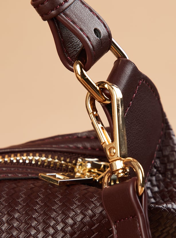 CODE Textured Shoulder Bag