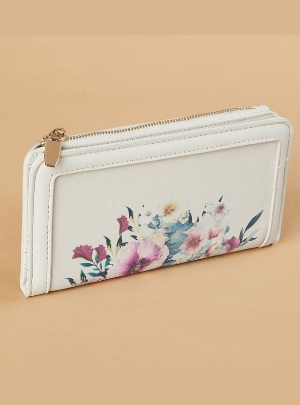 GINGER Floral Print Bi-Fold Wallet