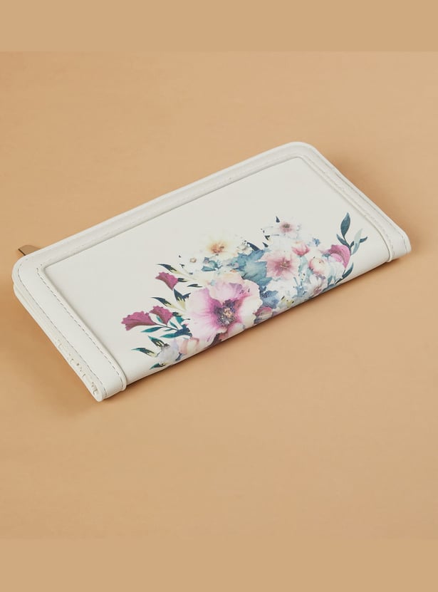 GINGER Floral Print Bi-Fold Wallet