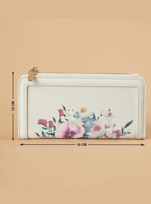 GINGER Floral Print Bi-Fold Wallet