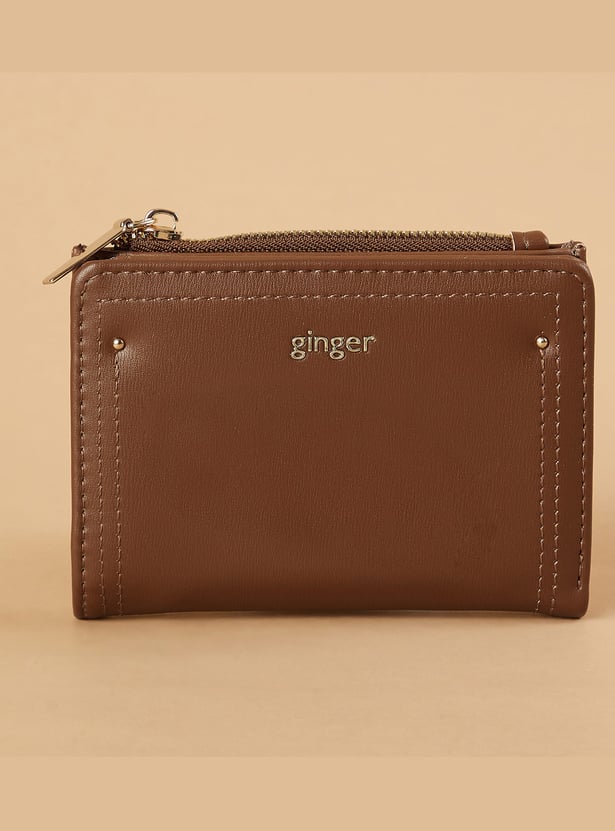 GINGER Solid Bi-Fold Wallet