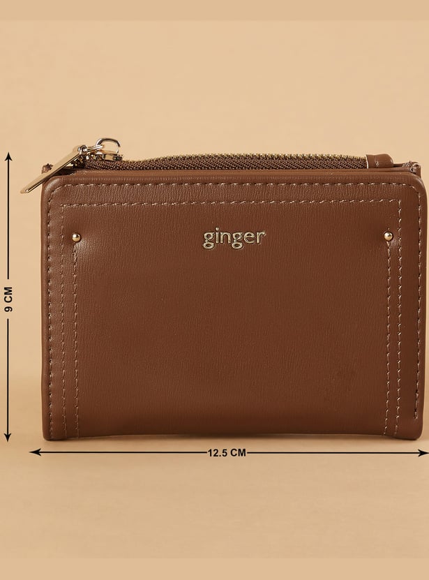 GINGER Solid Bi-Fold Wallet