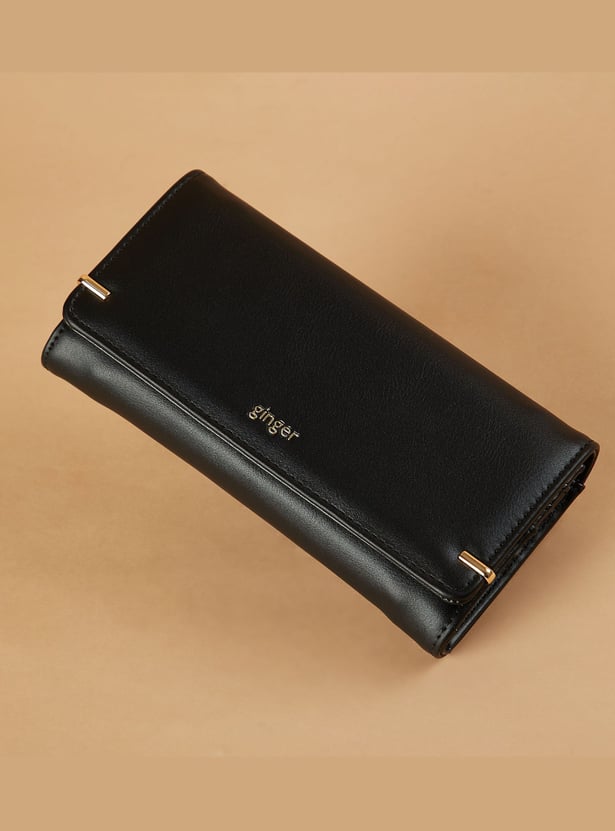 GINGER Solid Flap Wallet