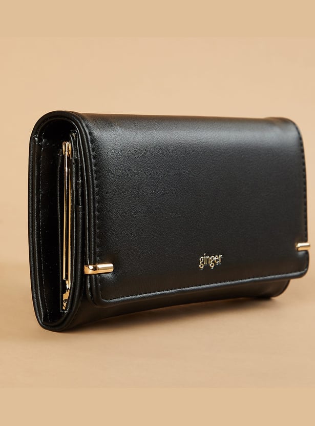 GINGER Solid Flap Wallet
