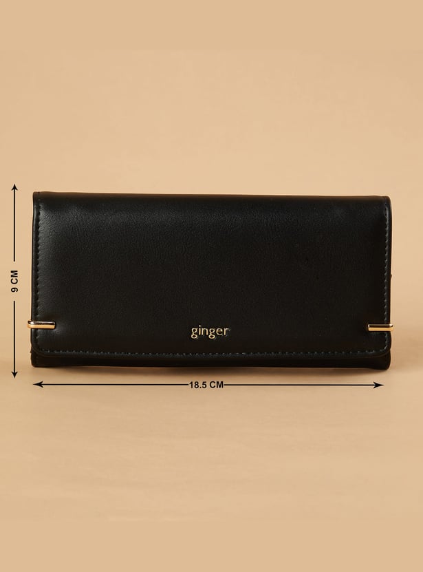 GINGER Solid Flap Wallet